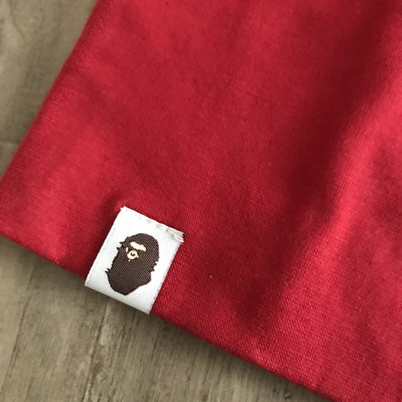 BAPE Kids Logo Beanie (Red) - Picture 3 of 4